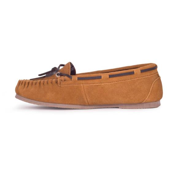 NEW CLOUD NINE ladies unlined moccasin in chestnut - Picture 2 of 7